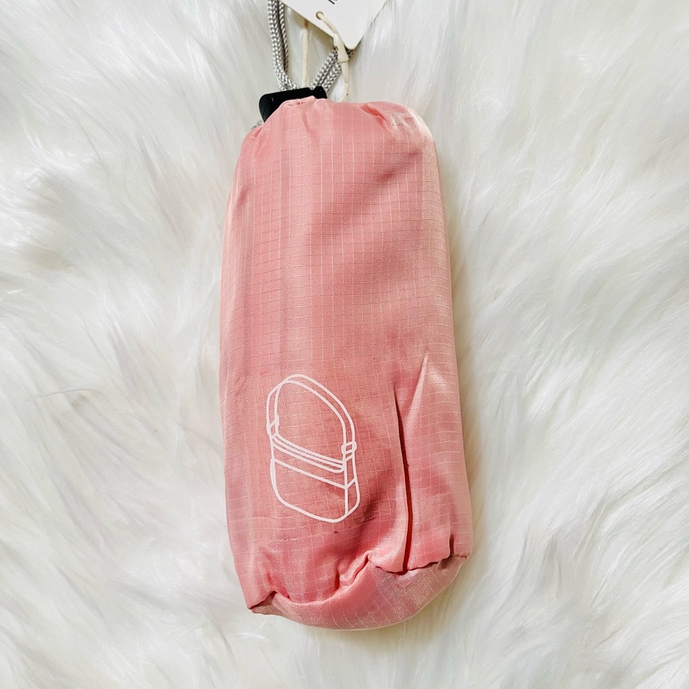 Miniso Life Packable Shoulder Tote with Storage Bag (Pink)